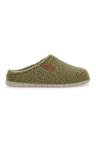 Beego 7485 grüne Teddy-Hausschuhe
