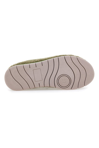 Beego 7485 grüne Teddy-Hausschuhe