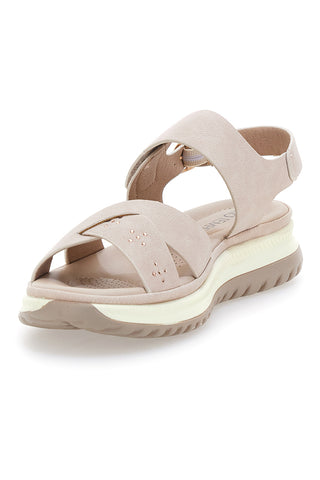 Sandali Beige Con Cinturino Slingback Mio Tempo Mina412