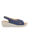Sandali Navy Slingback Con Platform Mio Tempo MIN9180