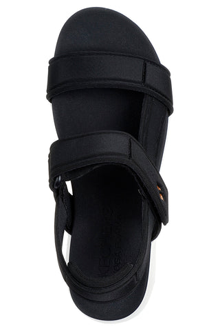 Skechers Uno – Summer Stand2 Vegane schwarze Sandalen mit Klettverschluss