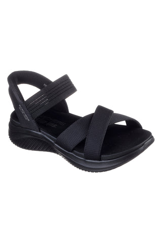 Sandalo Slingback Vegani neri Skechers Ultra Flex 3.0 - Never Better