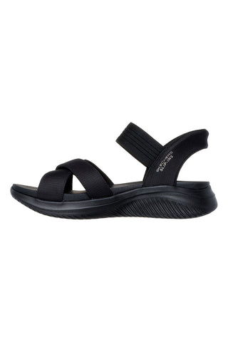 Sandalo Slingback Vegani neri Skechers Ultra Flex 3.0 - Never Better