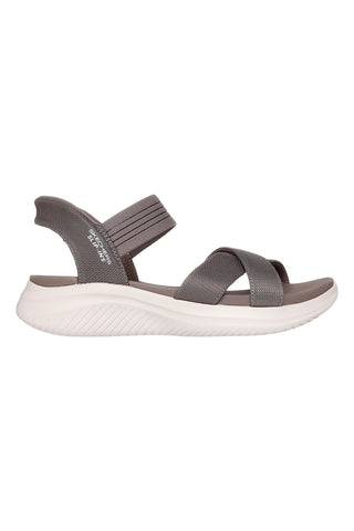 Sandalo Slingback Vegani Grigi Skechers Ultra Flex 3.0 - Never Better