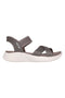 Sandalo Slingback Vegani Grigi Skechers Ultra Flex 3.0 - Never Better