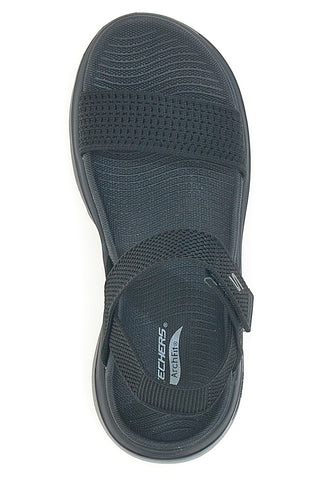 Sandali Neri Vegan Skechers GO WALK ARCH FIT 2.0 SANDAL ANNIE