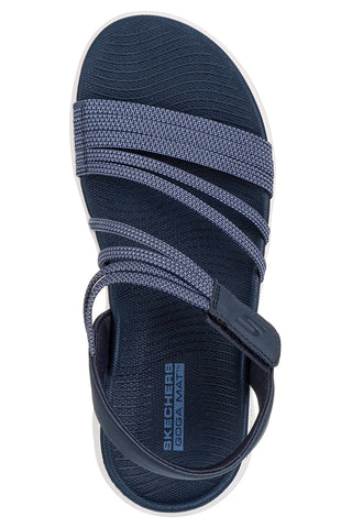 Sandali Navy con cinturini elastici Skechers GO WALK FLEX SANDAL EMMA