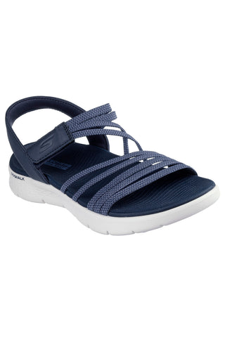 Sandali Navy con cinturini elastici Skechers GO WALK FLEX SANDAL EMMA