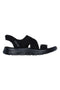 Schwarze Slip-In-Sandalen SKECHERS GO WALK FLEX SANDAL ENTICING