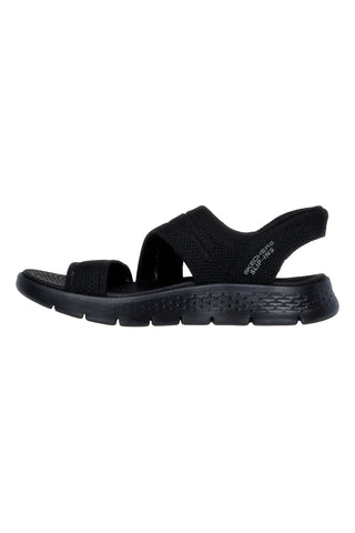 Schwarze Slip-In-Sandalen SKECHERS GO WALK FLEX SANDAL ENTICING