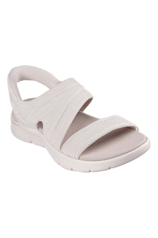 Slipper Beige SKECHERS GO WALK FLEX SANDAL ENTICING