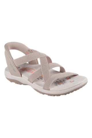 Sandalen Taupe Skechers Hands Free Slip-ins: Reggae Slim - Stretch Flex