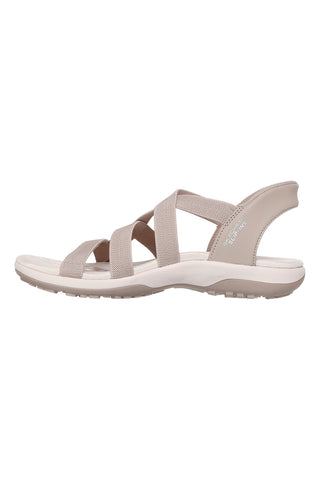 Sandalen Taupe Skechers Hands Free Slip-ins: Reggae Slim - Stretch Flex