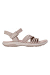 Sandali Vegan Taupe Skechers Reggae Slim Coffee Run