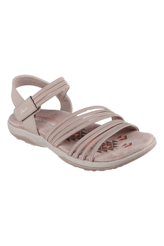 Sandali Vegan Taupe Skechers Reggae Slim Coffee Run