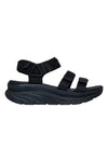 Sandali neri vegani Skechers D'Lux Walker going-out vibes