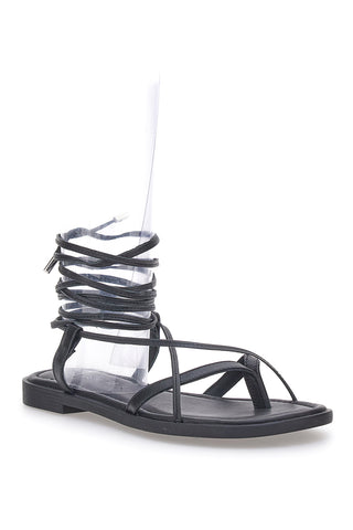 Schwarze Gladiator-Sandalen mit Flip-Flops PITTARELLO SUN A6700101