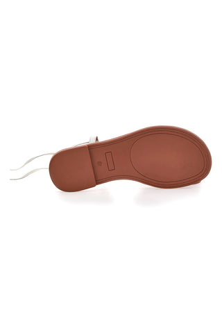 Sandali bianchi alla schiava in pelle Pittarello Sun TIMA670