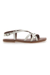 Sandali Bianchi con Tomaia Incrociata PITTARELLO SUN A99361102