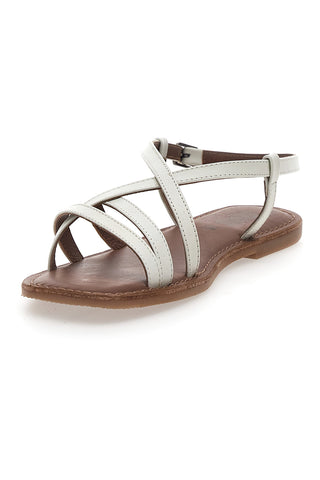 Sandali Bianchi con Tomaia Incrociata PITTARELLO SUN A99361102
