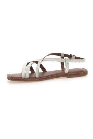 Sandali Bianchi con Tomaia Incrociata PITTARELLO SUN A99361102