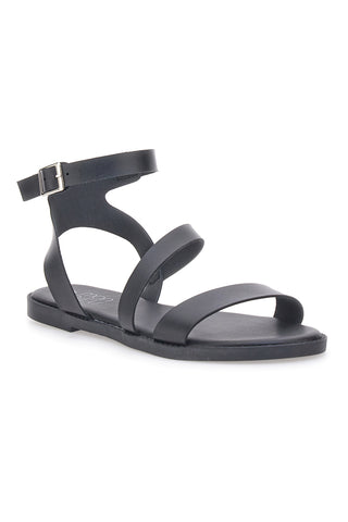 Schwarze Sandalen mit Knöchelriemen MON DIEU PREA440