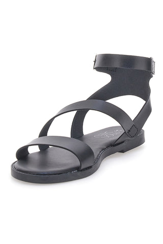 Schwarze Sandalen mit Knöchelriemen MON DIEU PREA440