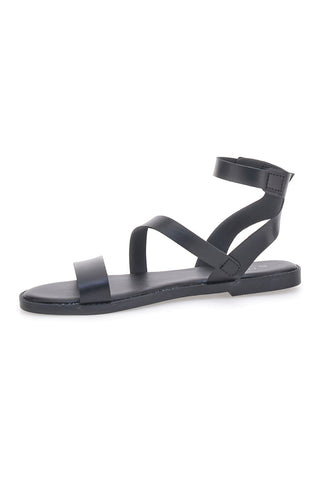 Schwarze Sandalen mit Knöchelriemen MON DIEU PREA440