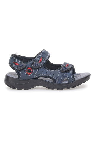 Sandali blu con chiusura a strappo Canguro CA1002