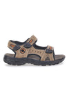 Beige Sandalen mit verstellbaren Riemen Canguro CA1002 für Damen