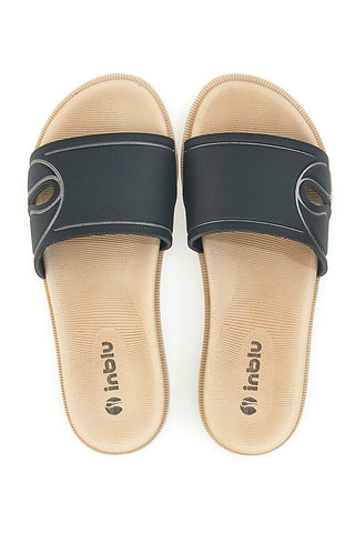 Ciabatte Nere Dual Density Con Fascia Morbida INBLU 01 SF