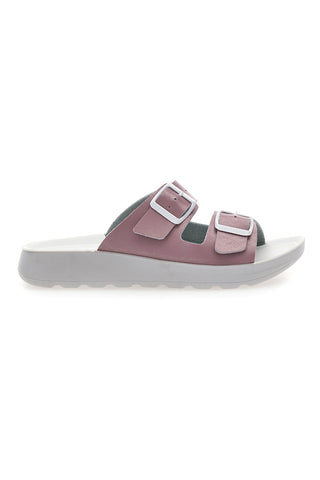 Ciabatte rosa con doppia fibbia INBLU 12 AG