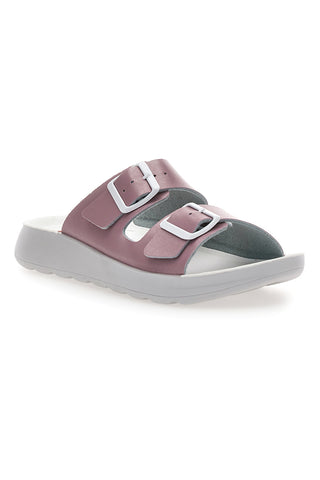 Ciabatte rosa con doppia fibbia INBLU 12 AG