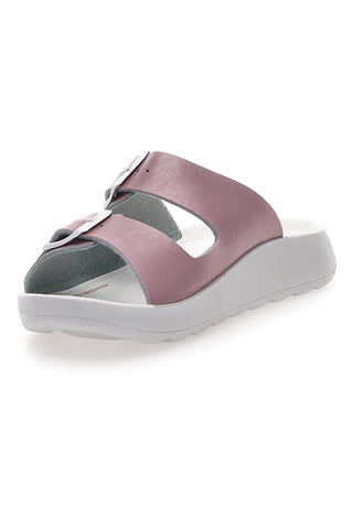 Ciabatte rosa con doppia fibbia INBLU 12 AG