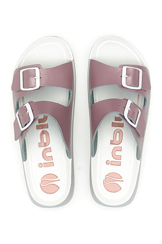 Ciabatte rosa con doppia fibbia INBLU 12 AG