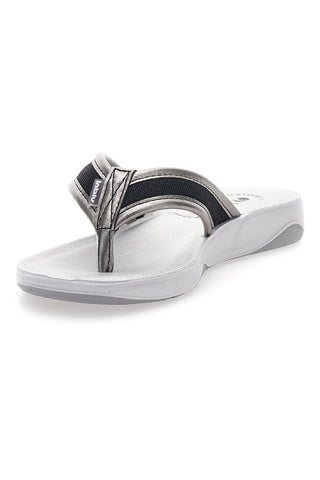 Schwarze Flip-Flops mit gepolstertem Riemen Inblu 14DD