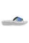 Ciabatte Con Fascia Regolabile in Velcro Jeans e Bianca INBLU 61 VR