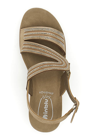 Sandale mit Riemchen und Glitzer INBLU 24 RN