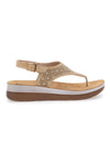 Sandali beige con plantare soft Inblu 22FT