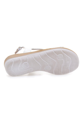 Sandali bianchi con strass comfort INBLU 43BV