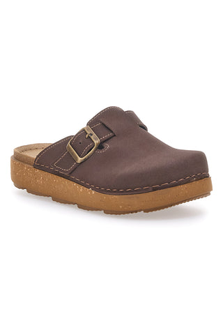 Ciabatte Marroni con Sottosuola in Pelle INBLU 24 ED