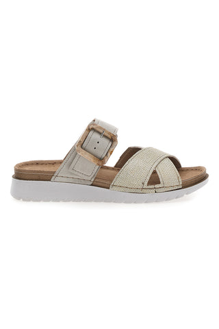 Ciabatte incrociate beige Inblu 46CN