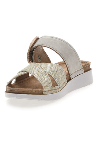 Ciabatte incrociate beige Inblu 46CN