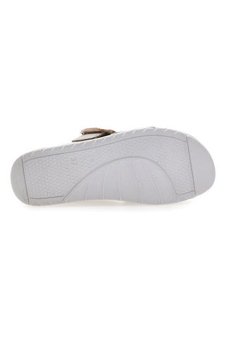 Ciabatte incrociate beige Inblu 46CN