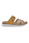 Beige Sandalen mit Inblu 46 CN Komfortschnalle