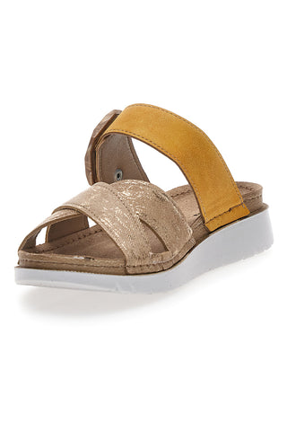 Beige Sandalen mit Inblu 46 CN Komfortschnalle