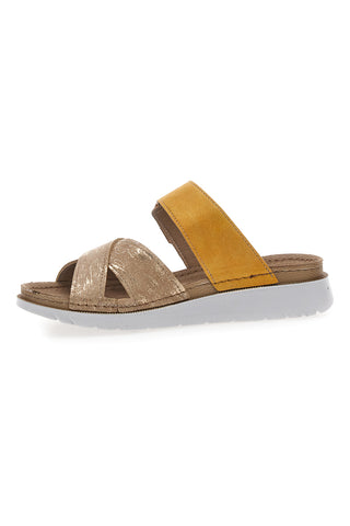 Beige Sandalen mit Inblu 46 CN Komfortschnalle