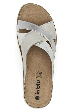 Ciabatte Ghiaccio con Sottopiede in Pelle INBLU 45 CN