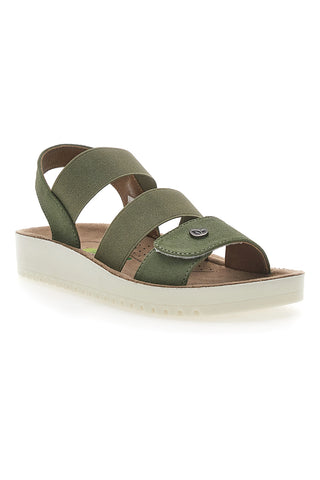Sandali con Elastico Verde Eco Bio J526201