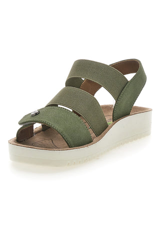 Sandali con Elastico Verde Eco Bio J526201
